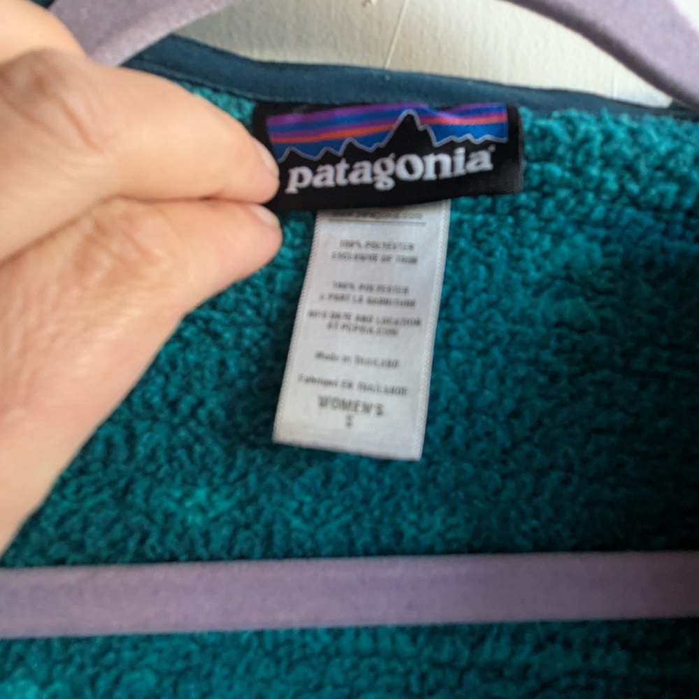Patagonia Teal Fleece Jacket
